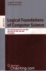 Lecture Notes in Computer Science 4514 Logical Foundations of Computer Science International Symposi