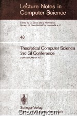 Lecture Notes in Computer Science 48 Theoretical Computer Science 3rd GI Conference Darmstadt