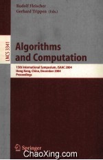 Lecture Notes in Computer Science 3341 Algorithms and Computation 15th International Symposium