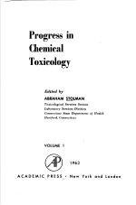 PROGRESS IN CHEMICAL TOXICOLOGY  VOLUME 1