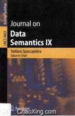 Lecture Notes in Computer Science 4601 Journal on Data Semantics IX