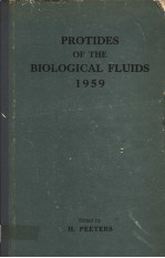 PROTIDES OF THE BIOLOGICAL FLUIDS 1959