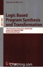 Lecture Notes in Computer Science 3901 Logic Based Program Synthesis and Transformation 15th Interna