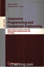 Lecture Notes in Computer Science 3676 Generative Programming and Component Engineering 4th Internat