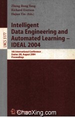 Lecture Notes in Computer Science 3177 Intelligent Data Engineering and Automated Learning-IDEAL 200