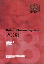 BRITISH PHARMACOPOEIA 2008 VOLUME I