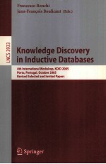 Lecture Notes in Computer Science 3933 Knowledge Discovery in Inductive Databases 4th International 