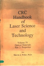 CRC HANDBOOK OF LASER SCIENCE AND TECHNOLOGY VOLUME IV