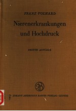 NIERENERKRANKUNGEN UND HOCHDRUCK