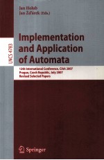 Lecture Notes in Computer Science 4783 Implementation and Application of Automata 12th International