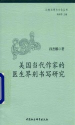 比较文学与文化丛书  美国当代作家的医生界别书写研究