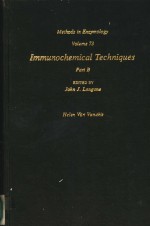 METHODS IN ENZYMOLOGY  VOLUME 73  IMMUNOCHEMICAL TECHNIQUES PART B