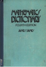 MATHEMATIC DICTIONARY FOURTH EDITION