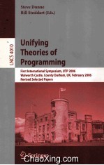 Lecture Notes in Computer Science 4010 Unifying Theories of Programming First International Symposiu