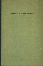 Advances in CLINICAL CHEMISTRY  VOLUME  15