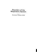 DISORDERS OF THE RESPIRATORY SYSTEM