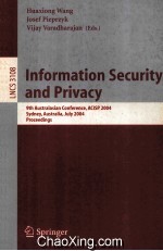 Lecture Notes in Computer Science 3108 Information Security and Privacy 9th Australasian Conference