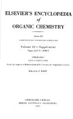 ELSEVIER’S ENCYCLOPEDIA OF ORGANIC CHEMISTRY·SERIES Ⅲ CARBOISOCYCLIC CONDENSED COMPOUNDS  VOL.14-补编5