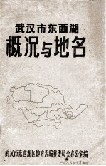 武汉市东西湖概况与地名