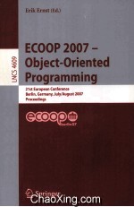 Lecture Notes in Computer Science 4609 ECOOP 2007-Object-Oriented Programming 21th European Conferen