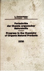 FORTSCHRITTE DER CHEMIE ORGANISCHER NATURSTOFFE  PROGRESS IN THE CHEMISTRY OF ORGANIC NATURAL PRODUC