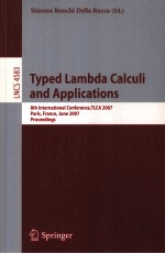 Lecture Notes in Computer Science 4583 Typed Lambda Calculi and Applications 8th International Confe