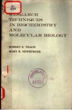 RESEARCH TECHNIQUES IN BIOCHEMIST3RY AND MOLECULAR BIOLOGY