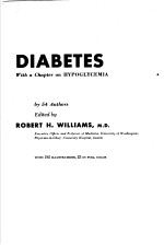 DIABETES：WITH A CHAPTER ON HYPOGLYCEMIA