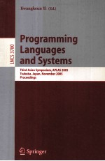 Lecture Notes in Computer Science 3780 Programming Languages and Systems Third Asian Symposium