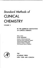 STANDARD METHODS OF CLINICAL CHEMISTRY  VOLUME 3