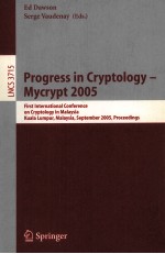 Lecture Notes in Computer Science 3715 Progress in Cryptology-Mycrypt 2005 First International Confe