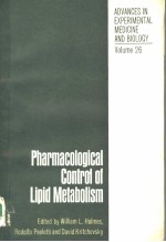 PHARMACOLOGICAL CONTROL OF LIPID METABOLISM  VOL.26