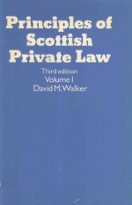 PRINCIPLES OF SCOTTISH PRIVATE LAW VOLUMEⅠ