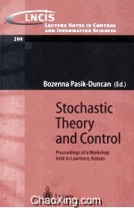 Lecture Notes in Control and Information Sciences 280 Stochastic Theory and Control Proceedings of a