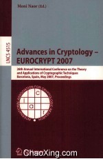 Lecture Notes in Computer Science 4515 Advances in Cryptology-EUROCRYPT 2007 26th Annual Internation