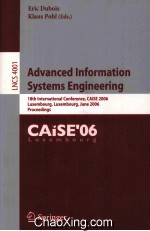 Lecture Notes in Computer Science 4001 Advanced Information Systems Engineering 18th International C