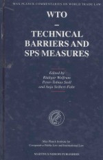 WTO-TECHNICAL BARRIERS AND SPS MEASURES