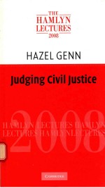 JUDGING CIVIL JUSTICE