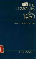 THE COMPAIES ACT 1980 A NEW BUSINESS CODE