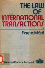 THE LAW OF INTERNATIONAL TRANSACTIONS