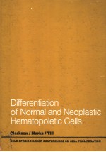 DIFFERENTIATION OF NORMAL AND NEOPLASTIC HEMATOPOIETIC CELLS  BOOK A