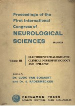 FIRST INTERNATIONAL CONGRESS OF NEUROLOGICAL SCIENCES PREMIER CONGRES INTERNATIONAL DE SCIENCES NEUR