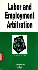 LABOR AND EMPLOYMENT ARBITRATION