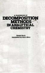 A HANDBOOK OF DECOMPOSITION METHODS IN ANALYTICAL CHEMISTRY