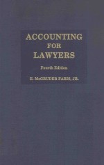 ACCOUNTING FOR LAWYERS Fourth Edition