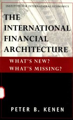 THE INTERNATIONAL FINANCIAL ARCHITECTURE WHAT'S NEW ?WHAT'S MISSING?