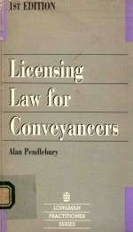 Licensing Law for Conveyancers