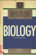 THE FACTS ON FILE DICTIONARY OF BILOGY