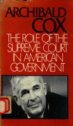 THEROLE OF THE SUPREME COURT IN AMERICAN GOVERNMENT