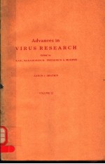 ADVANCES IN VIRUS RESEARCH VOLUME 33